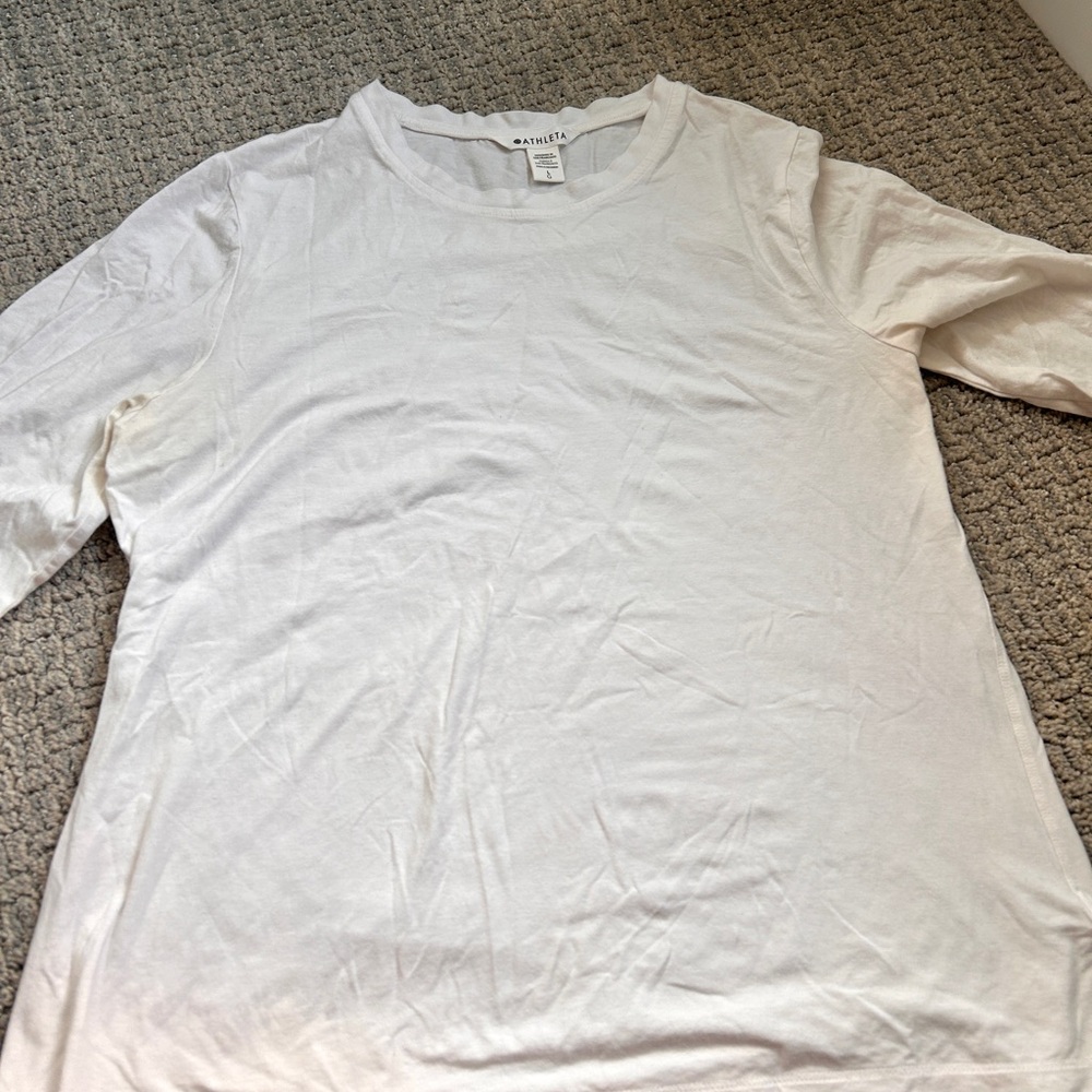 white athleta long sleeve